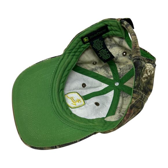 John Deere Toddler 2T/3T Green Camouflage Hat One Size Embroidered Logo Camo - Picture 14 of 16